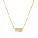 Petite Pave Mini Tube Necklac