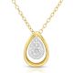 Diamond Teardop Necklace