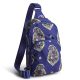 Vera Bradley Lorman Sling Backpack - Kew Gardens Blue - Ripstop Polyester