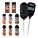 Weber Thermometer and Grill Spices Sampler Pack